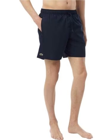 LACOSTE BANADOR BANADOR MID LENGTH MONOCHROME AZUL EN AZUL PARA HOMBRE MARINO