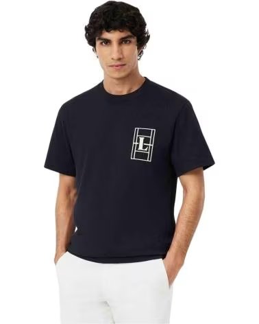 LACOSTE T-SHIRT A MANICHE CORTE CREWNECK DA UOMO BLANCO