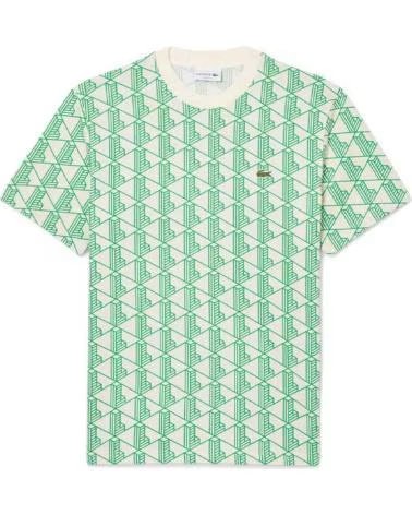 LACOSTE TH2831-HFI KURZARM-T-SHIRT BLANCO