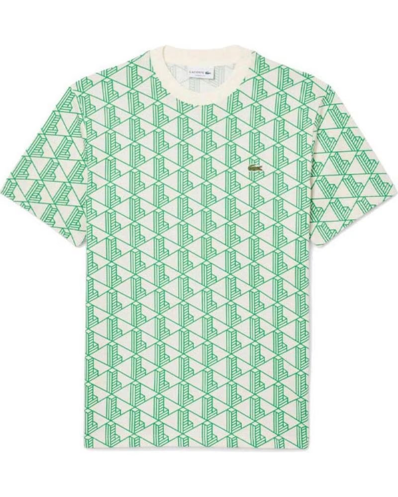 LACOSTE TH2831-HFI KURZARM-T-SHIRT BLANCO