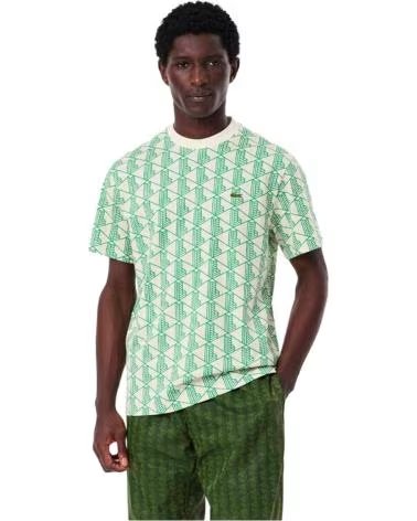 LACOSTE TH2831-HFI KURZARM-T-SHIRT BLANCO