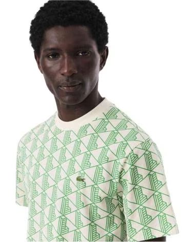 LACOSTE TH2831-HFI KURZARM-T-SHIRT BLANCO