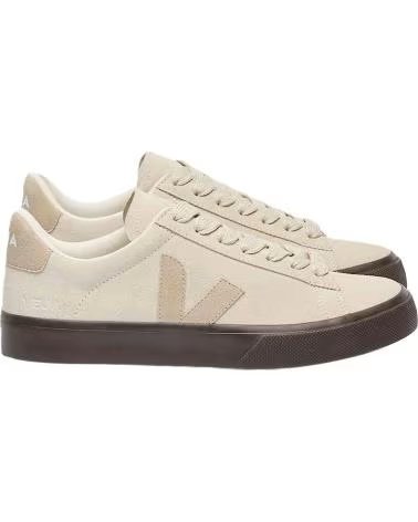 VEJA CAMPO SUEDE BEIGE SNEAKER MUJER
