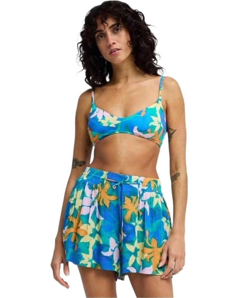 BILLABONG SHORT ON HOLIDAY FEMME IMPRIMÉ FLORAL AGUA FLORES