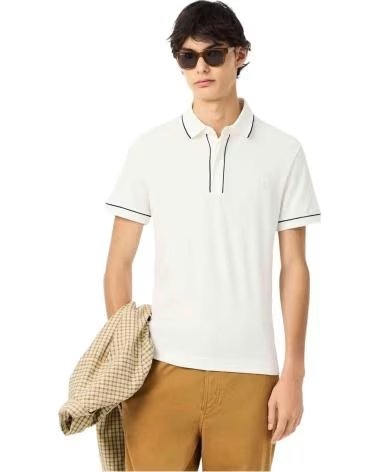 LACOSTE PH8184 SHORT SLEEVE POLO SHIRT BEIGE