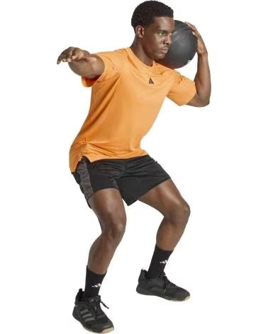 ADIDAS T-SHIRT D4T ESSENTIALS MANICA CORTA UOMO NARANJA