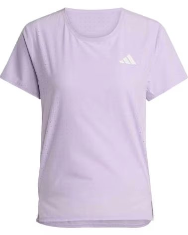 ADIDAS T-SHIRT A MANICHE CORTE ADIZERO JV7173 VIOLA DA DONNA MUJER