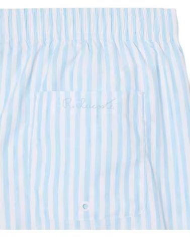 LACOSTE MAILLOT DE BAIN MH1901 À RAYURES BLEU