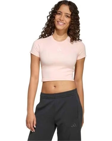 ADIDAS MAGLIETTA JG SPI SOFT TEE ROSA BLUPNK-PNKTIN