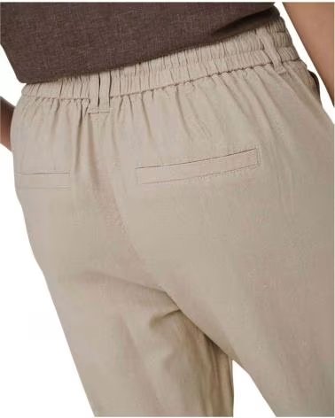 ONLY PANTALONI OXFORD DONNA BEIGE