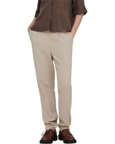 ONLY PANTALONI OXFORD DONNA BEIGE