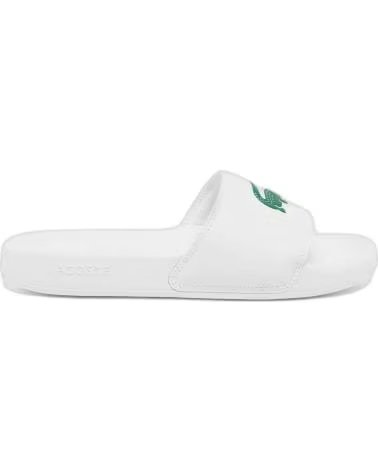 LACOSTE CIABATTE 49CFA0042-082 WHT-GRN