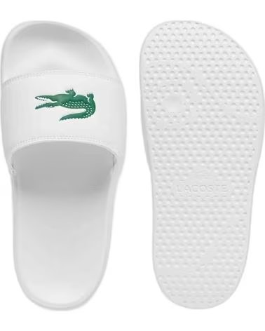 LACOSTE CIABATTE 49CFA0042-082 WHT-GRN