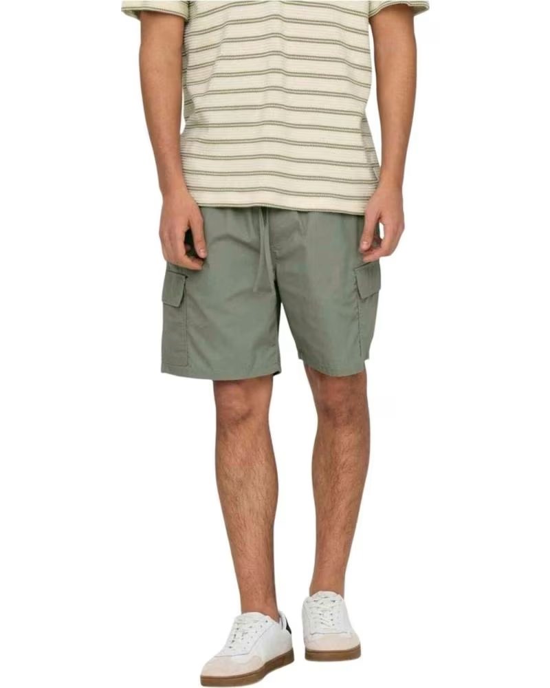 SHORT CARGO ONLY SONS 22033342-SILVERLINING BEIGE