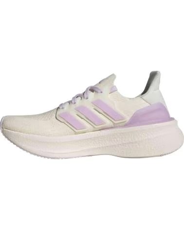 ADIDAS ULTRABOOST 5 LAUFSCHUHE FÜR DAMEN, CREME UND VIOLETT MUJER
