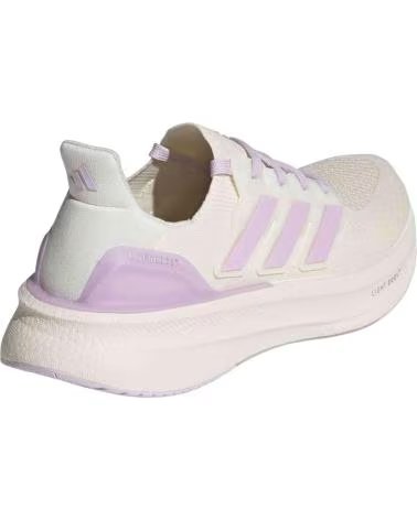 ADIDAS ULTRABOOST 5 LAUFSCHUHE FÜR DAMEN, CREME UND VIOLETT MUJER