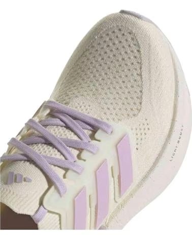 ADIDAS ULTRABOOST 5 LAUFSCHUHE FÜR DAMEN, CREME UND VIOLETT MUJER
