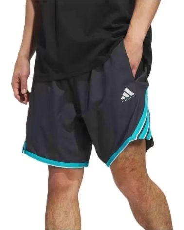 ADIDAS PANTALONCINI SPORTIVI CRAZY LITE CARBON-LUCID CYAN