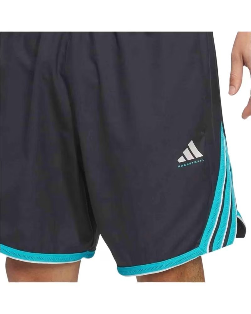 ADIDAS PANTALONCINI SPORTIVI CRAZY LITE CARBON-LUCID CYAN