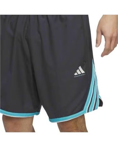 ADIDAS PANTALONCINI SPORTIVI CRAZY LITE CARBON-LUCID CYAN