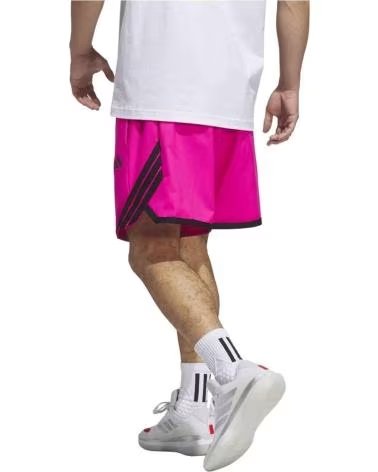 ADIDAS PANTALONCINI DA BASKET CRAZYLITE SHOCK PINK-BLACK