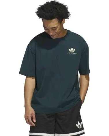 ADIDAS CAMISETA WORLDWIDE HOOPS GFX GREEN