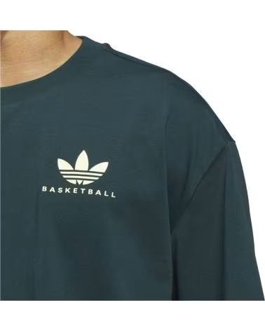 ADIDAS CAMISETA WORLDWIDE HOOPS GFX GREEN