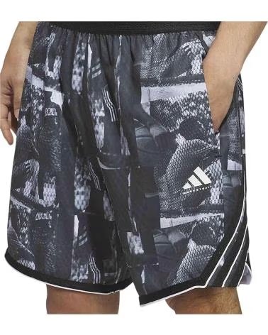 ADIDAS PANTALONCINI CRAZYLITE AOP 5 NERI SHORT