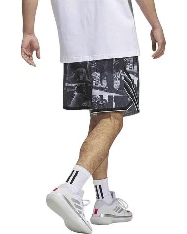 ADIDAS PANTALONCINI CRAZYLITE AOP 5 NERI SHORT