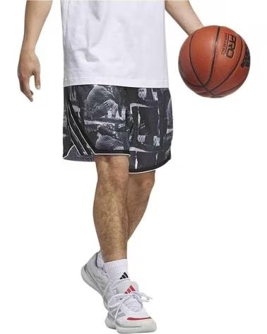 ADIDAS PANTALONCINI CRAZYLITE AOP 5 NERI SHORT