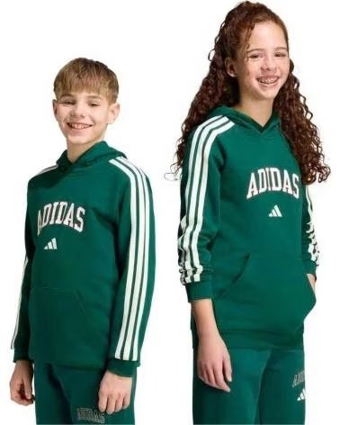 ADIDAS FELPA CON CAPPUCCIO CODES COLLEGIATE GRAPHIC GREEN