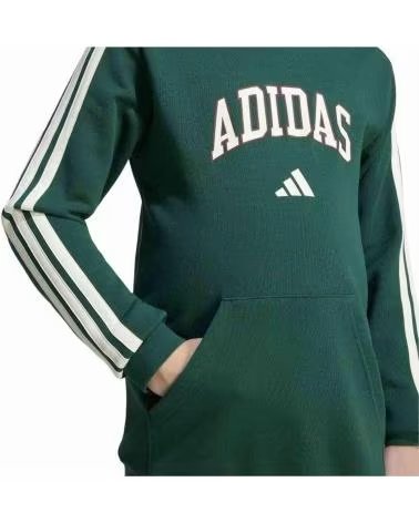 ADIDAS FELPA CON CAPPUCCIO CODES COLLEGIATE GRAPHIC GREEN
