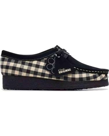CLARKS SCARPE WALLABEE CON MOTIVO A QUADRI
