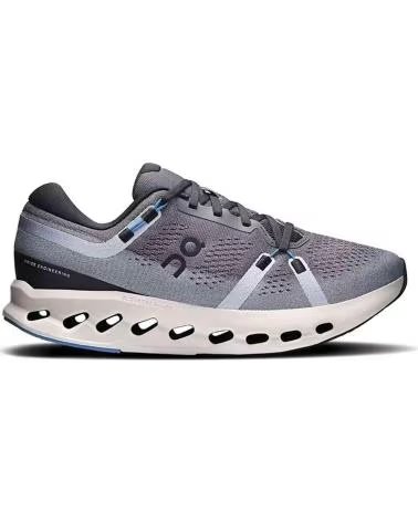 ON RUNNING ZAPATILLAS DE CLOUDSURFER 2 GRIS OSCURO Y AZUL PARA HOMBRE