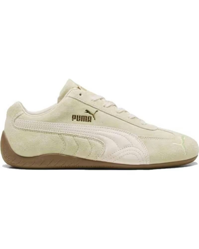 PUMA SPEEDCAT FADED GREEN SNEAKERS IN BEIGE