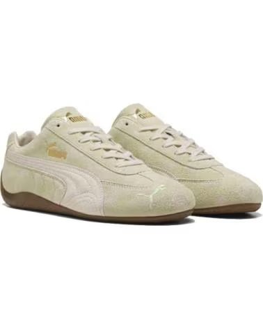 PUMA SPEEDCAT FADED GREEN SNEAKERS IN BEIGE