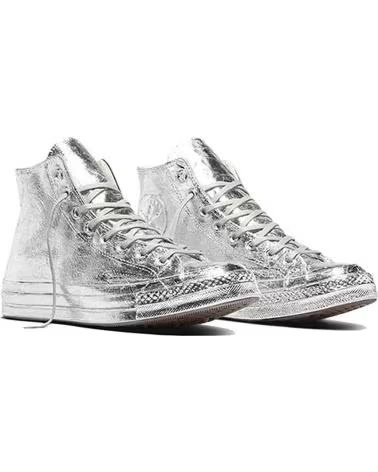 CONVERSE CHUCK 70 CANVAS LTD SILVER FOIL SNEAKER