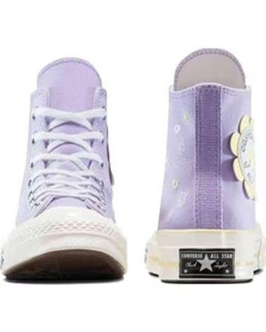 CONVERSE CHUCK 70 HI FLOWER PATCH LILA