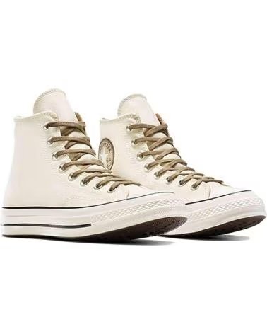 CONVERSE CHUCK 70 HI SNEAKER MIT HOUNDSTOOTH-FUTTER IN WEISS
