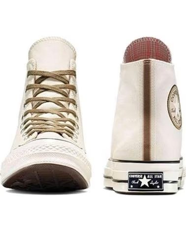CONVERSE CHUCK 70 HI SNEAKER MIT HOUNDSTOOTH-FUTTER IN WEISS