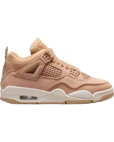 JORDAN ZAPATILLAS DE BALONCESTO 4 RETRO COZY GIRL HEMP-LIGHT OREWOOD BROWN WOMENS EN BEIGE PARA HOMBRE