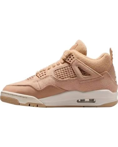 JORDAN ZAPATILLAS DE BALONCESTO 4 RETRO COZY GIRL HEMP-LIGHT OREWOOD BROWN WOMENS EN BEIGE PARA HOMBRE