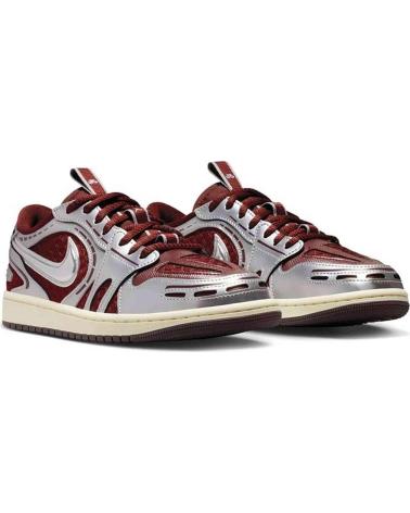 JORDAN ZAPATILLAS AIR 1 METHOD OF MADE LOW V3 DART TEAM RED EN ROJO PARA MUJER