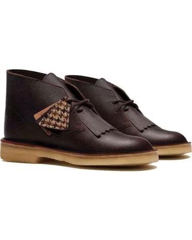 CLARKS SAPATILHAS DESERT BOOT SCOTCH GRAIN CASTANHO