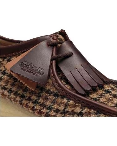 CLARKS ZAPATILLAS WALLABEE BROWN TWEED COMBINADAS