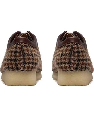 CLARKS ZAPATILLAS WALLABEE BROWN TWEED COMBINADAS