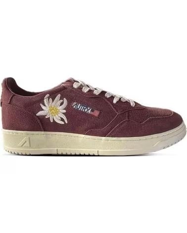 AUTRY SNEAKERS MEDALIST LOW IN ROSSO DA UOMO