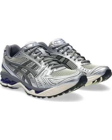 ASICS ZAPATILLAS GEL KAYANO 14 SOFT YELLOW EN GRIS PARA HOMBRE