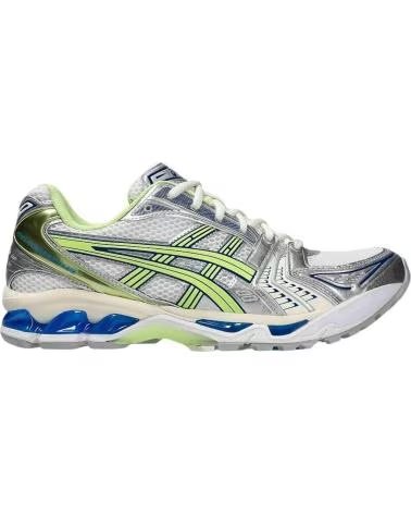 ASICS ZAPATILLAS GEL KAYANO 14 LIME GREEN EN BLANCO PARA HOMBRE