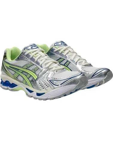 ASICS ZAPATILLAS GEL KAYANO 14 LIME GREEN EN BLANCO PARA HOMBRE